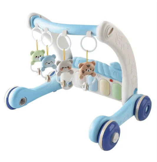 2-in-1 Baby Gym With Walker – جيم ومشاية للأطفال 2 في 1 | Activity Play Gym & Walker for Babies 3M+