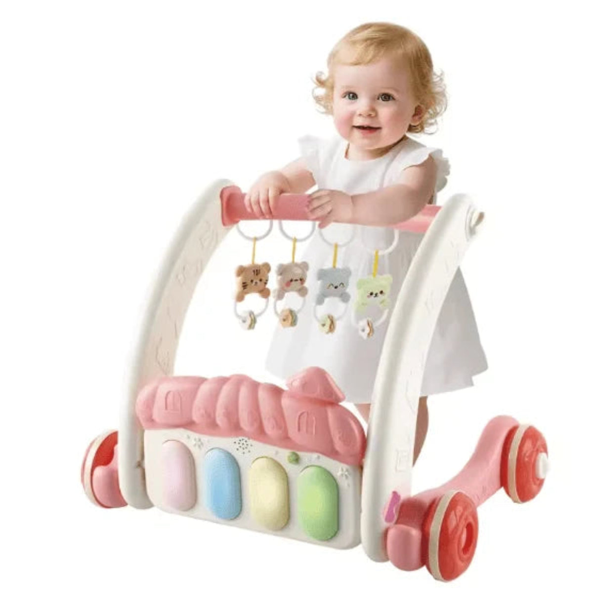 2-in-1 Baby Gym With Walker – جيم ومشاية للأطفال 2 في 1 | Activity Play Gym & Walker for Babies 3M+