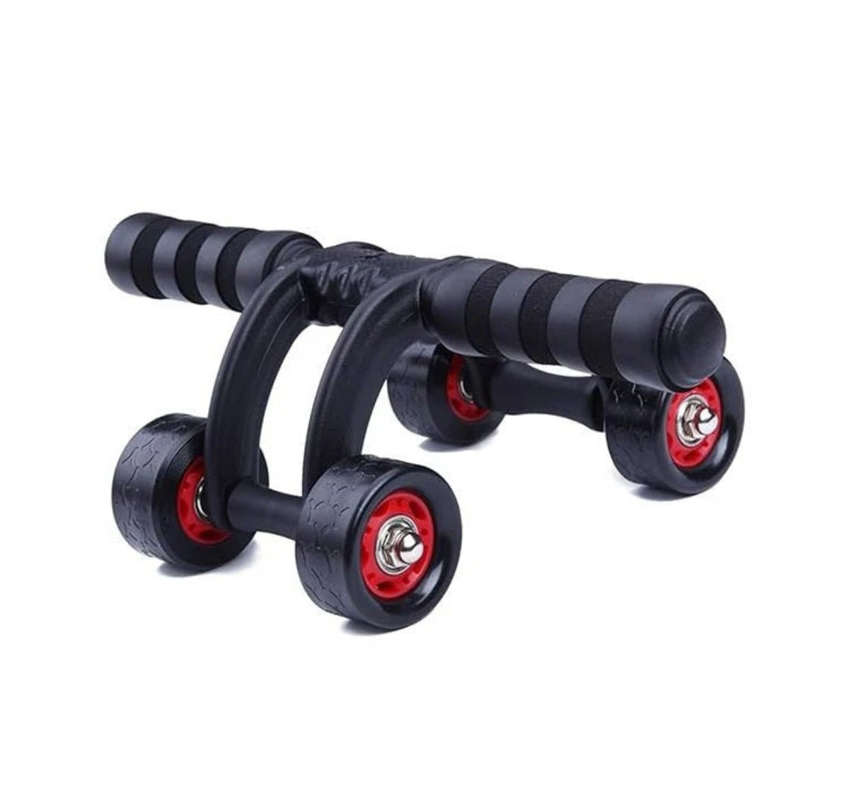 LORDEX Fitness Ab Roller Wheel – عجلة تمارين البطن | Two-Wheel Hand Pusher for Core & Full-Body Strength