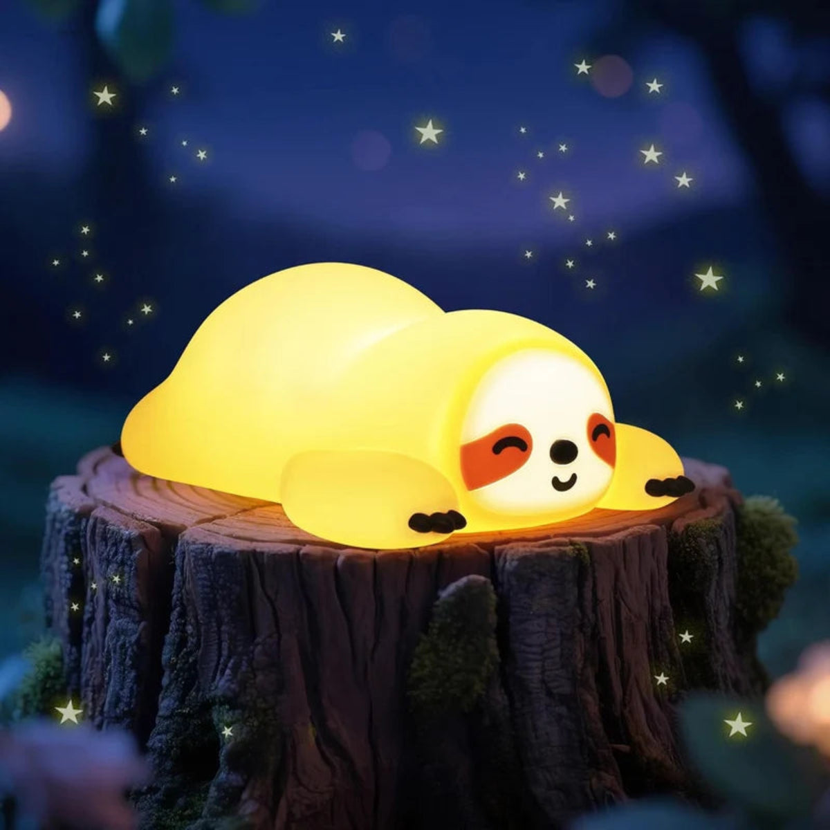 Sloth Night Light – مصباح ليلي كسلان للأطفال | Soft LED Bedside Lamp for Kids & Adults